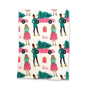 Barbie Christmas Fleece Blanket